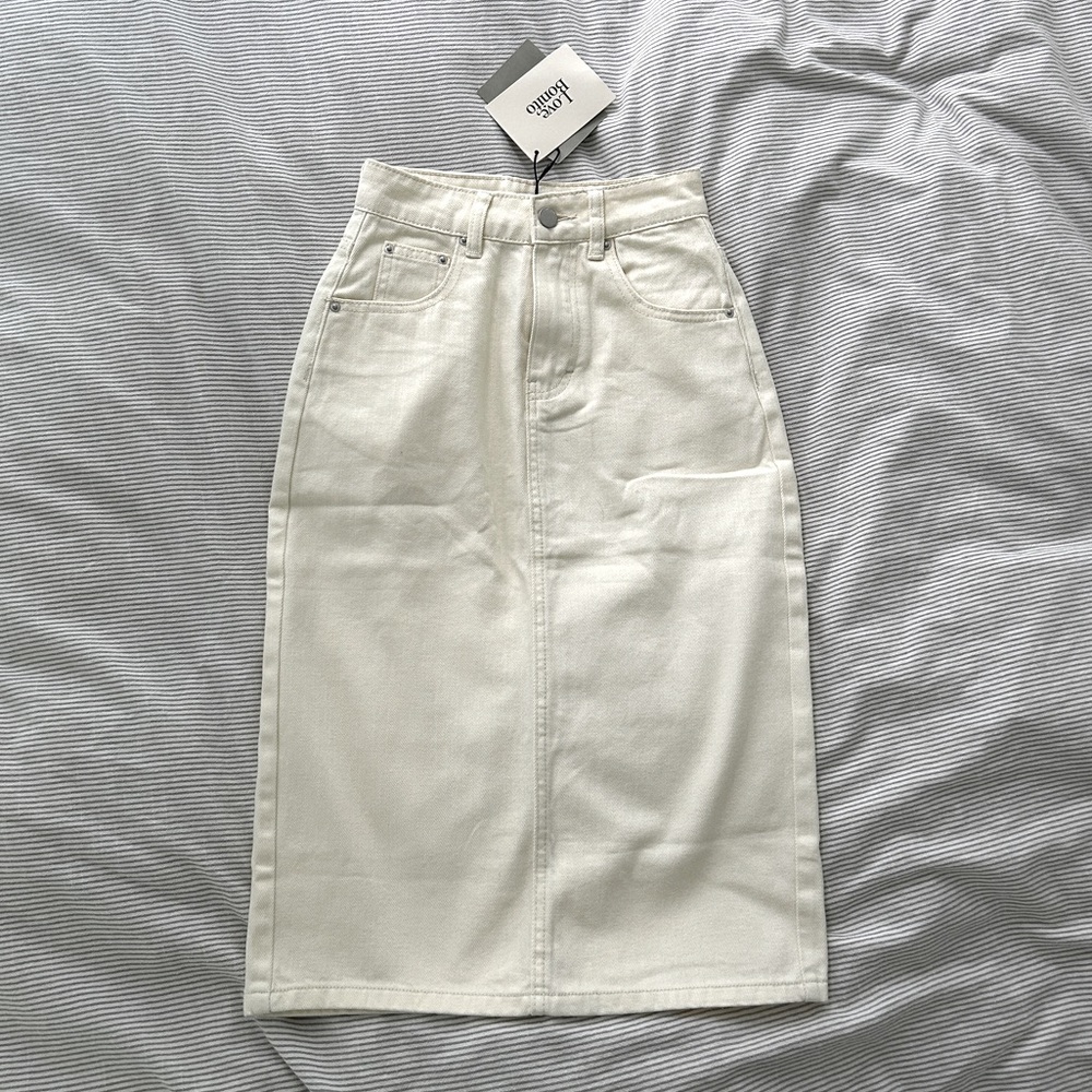 BNWT - Love Bonito Kacey Classic Denim Pencil Skirt